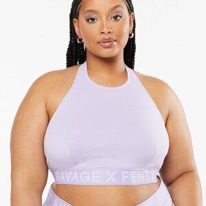 Savage X Fenty Forever Savage High Neck Halter Bralette SZ M